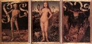 Hans Memling Triptych of Earthly Vanity and Divine Salvation oil on canvas